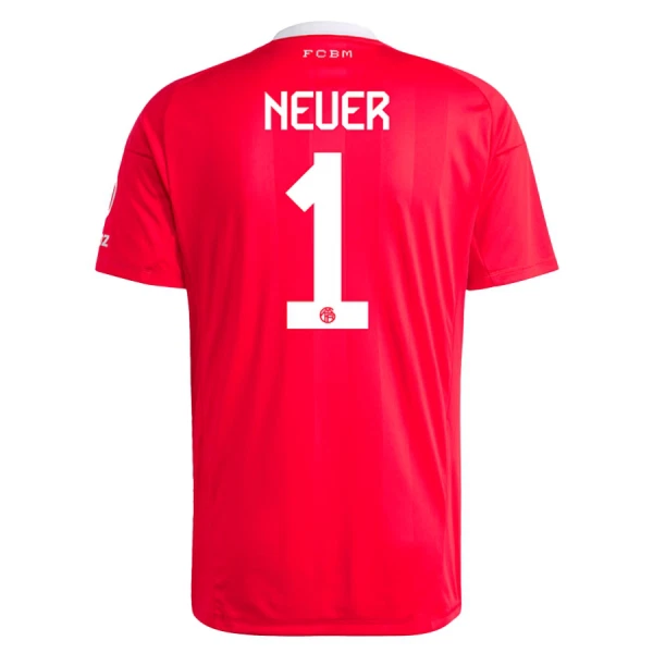 Camisola Guarda-Redes FC Bayern de Munique Neuer 1 Homem 2025-26 Vermelha Camisola Guarda-Redes FC Bayern de Munique Neuer 1 Homem 2025-26 Vermelha