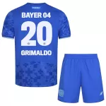 Camisola Bayer Leverkusen Alejandro Grimaldo 20 Criança Equipamento 3ª 2025-26