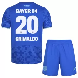 Camisola Bayer Leverkusen Alejandro Grimaldo 20 Criança Equipamento 3ª 2025-26 Camisola Bayer Leverkusen Alejandro Grimaldo 20 Criança Equipamento 3ª 2025-26
