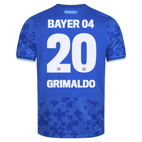 Camisola Bayer Leverkusen Alejandro Grimaldo 20 Homem Equipamento 3ª 2025-26 Camisola Bayer Leverkusen Alejandro Grimaldo 20 Homem Equipamento 3ª 2025-26