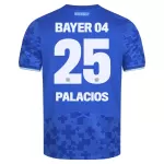 Camisola Bayer Leverkusen Exequiel Palacios 25 Homem Equipamento 3ª 2025-26