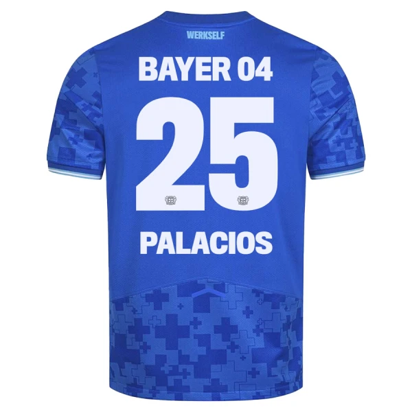 Camisola Bayer Leverkusen Exequiel Palacios 25 Homem Equipamento 3ª 2025-26 Camisola Bayer Leverkusen Exequiel Palacios 25 Homem Equipamento 3ª 2025-26