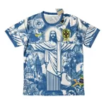 Camisola Brasil Homem 2025 Azul - Especial