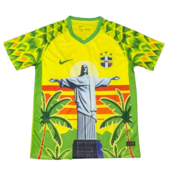Camisola Brasil Homem 2025 Branca - Especial Camisola Brasil Homem 2025 Branca - Especial