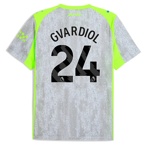 Camisola Manchester City Gvardiol 24 Homem Equipamento 3ª 2025-26 Camisola Manchester City Gvardiol 24 Homem Equipamento 3ª 2025-26