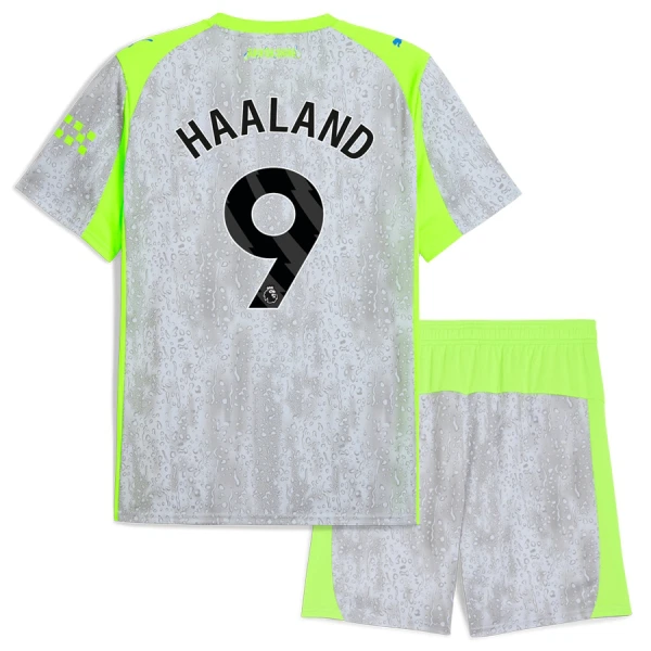 Camisola Manchester City Haaland 9 Criança Equipamento 3ª 2025-26 Camisola Manchester City Haaland 9 Criança Equipamento 3ª 2025-26