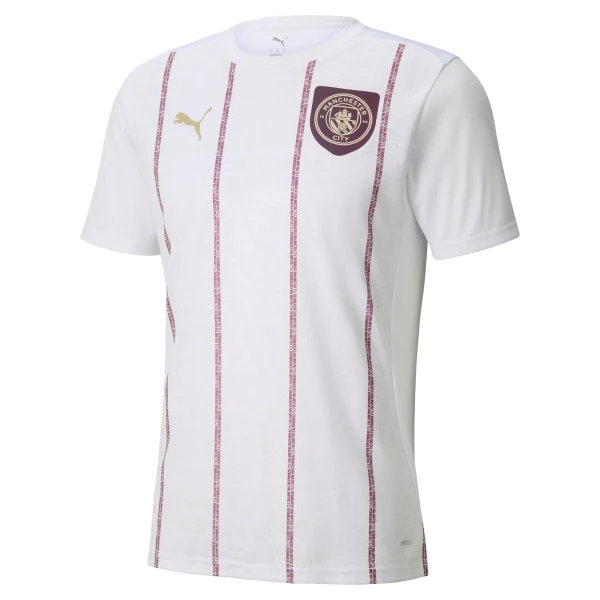 Camisola Manchester City Pre-Match Homem 2025-26 Branca Camisola Manchester City Pre-Match Homem 2025-26 Branca