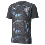 Camisola Manchester City Pre-Match Homem 2025-26 Preta