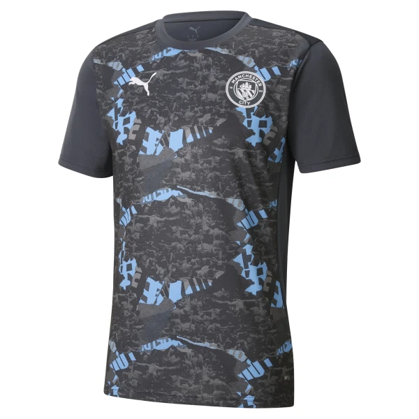 Camisola Manchester City Pre-Match Homem 2025-26 Preta Camisola Manchester City Pre-Match Homem 2025-26 Preta