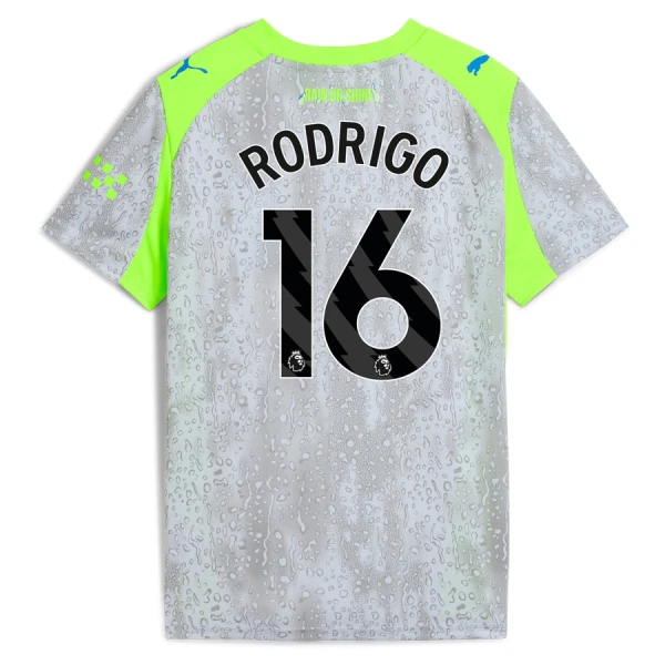 Camisola Manchester City Rodrigo 16 Homem Equipamento 3ª 2025-26 Camisola Manchester City Rodrigo 16 Homem Equipamento 3ª 2025-26