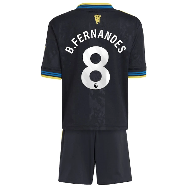 Camisola Manchester United Bruno Fernandes 8 Criança Equipamento 3ª 2025-26 Camisola Manchester United Bruno Fernandes 8 Criança Equipamento 3ª 2025-26