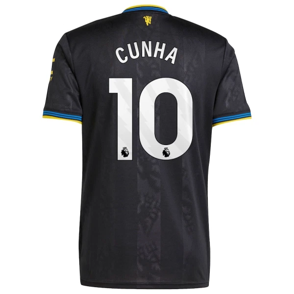 Camisola Manchester United Cunha 10 Homem Equipamento 3ª 2025-26 Camisola Manchester United Cunha 10 Homem Equipamento 3ª 2025-26