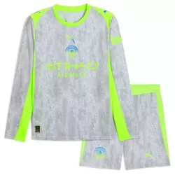 Camisola Manga Comprida Manchester City Criança Equipamento 3ª 2025-26 Camisola Manga Comprida Manchester City Criança Equipamento 3ª 2025-26