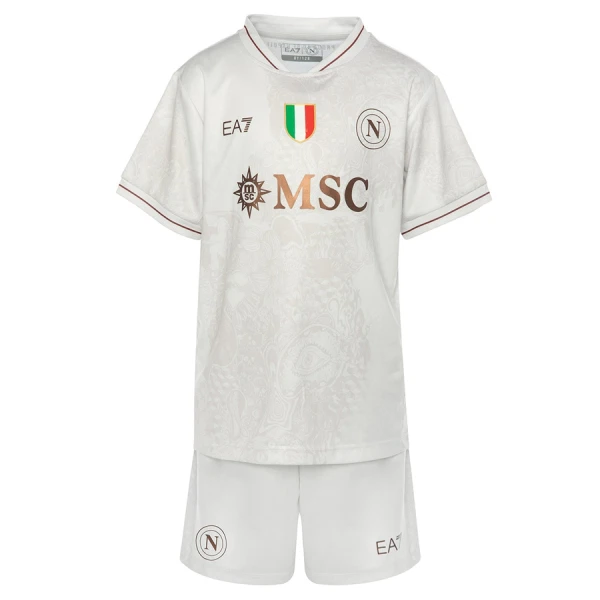 Camisola Napoli Criança Equipamento 2ª 2025-26 Camisola Napoli Criança Equipamento 2ª 2025-26