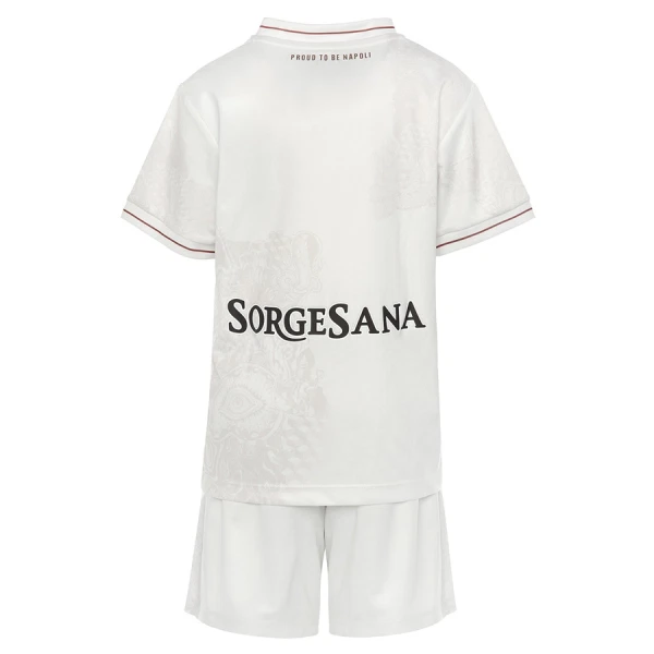 Camisola Napoli Criança Equipamento 2ª 2025-26