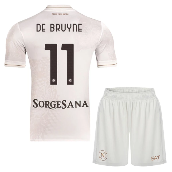 Camisola Napoli De Bruyne 11 Criança Equipamento 2ª 2025-26 Camisola Napoli De Bruyne 11 Criança Equipamento 2ª 2025-26