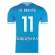 Camisola Napoli De Bruyne 11 Homem Equipamento 1ª 2025-26 Camisola Napoli De Bruyne 11 Homem Equipamento 1ª 2025-26