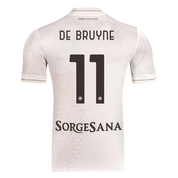 Camisola Napoli De Bruyne 11 Homem Equipamento 2ª 2025-26 Camisola Napoli De Bruyne 11 Homem Equipamento 2ª 2025-26