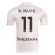 Camisola Napoli De Bruyne 11 Homem Equipamento 2ª 2025-26 Camisola Napoli De Bruyne 11 Homem Equipamento 2ª 2025-26