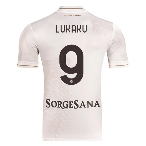 Camisola Napoli Lukaku 9 Homem Equipamento 2ª 2025-26 Camisola Napoli Lukaku 9 Homem Equipamento 2ª 2025-26