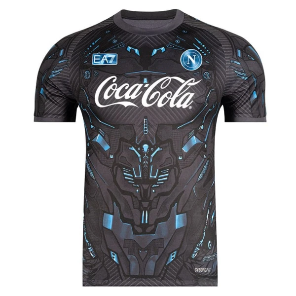 Camisola Napoli Pre-Match Homem 2025-26 Preta Camisola Napoli Pre-Match Homem 2025-26 Preta