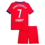 Camisola Paris Saint-Germain Kvaratskhelia 7 Criança Equipamento 3ª 2025-26