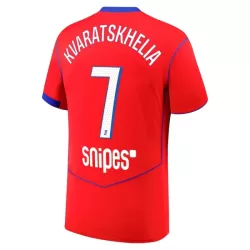 Camisola Paris Saint-Germain Kvaratskhelia 7 Homem Equipamento 3ª 2025-26 Camisola Paris Saint-Germain Kvaratskhelia 7 Homem Equipamento 3ª 2025-26