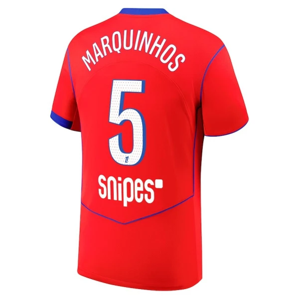 Camisola Paris Saint-Germain Marquinhos 5 Homem Equipamento 3ª 2025-26 Camisola Paris Saint-Germain Marquinhos 5 Homem Equipamento 3ª 2025-26