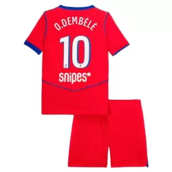 Camisola Paris Saint-Germain O. Dembele 10 Criança Equipamento 3ª 2025-26 Camisola Paris Saint-Germain O. Dembele 10 Criança Equipamento 3ª 2025-26