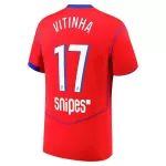 Camisola Paris Saint-Germain Vitinha 17 Homem Equipamento 3ª 2025-26