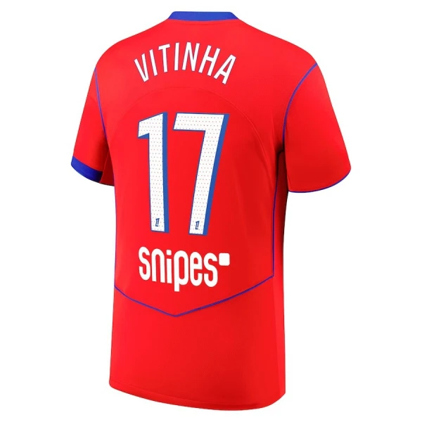 Camisola Paris Saint-Germain Vitinha 17 Homem Equipamento 3ª 2025-26 Camisola Paris Saint-Germain Vitinha 17 Homem Equipamento 3ª 2025-26