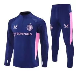 Conjunto de Moletom de Treino Feyenoord Homem Quarto-Zíper 2025-26 Azul Conjunto de Moletom de Treino Feyenoord Homem Quarto-Zíper 2025-26 Azul