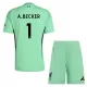 Camisola Guarda-Redes Liverpool A. Becker 1 Criança 2025-26 Verde Camisola Guarda-Redes Liverpool A. Becker 1 Criança 2025-26 Verde