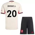 Camisola Liverpool Diogo J 20 Criança Equipamento 2ª 2025-26