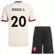 Camisola Liverpool Diogo J 20 Criança Equipamento 2ª 2025-26 Camisola Liverpool Diogo J 20 Criança Equipamento 2ª 2025-26
