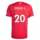 Camisola Liverpool Diogo J 20 Homem Equipamento 1ª 2025-26 Camisola Liverpool Diogo J 20 Homem Equipamento 1ª 2025-26