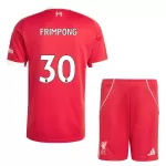 Camisola Liverpool Jeremie Frimpong 30 Criança Equipamento 1ª 2025-26