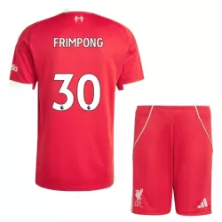 Camisola Liverpool Jeremie Frimpong 30 Criança Equipamento 1ª 2025-26 Camisola Liverpool Jeremie Frimpong 30 Criança Equipamento 1ª 2025-26