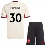 Camisola Liverpool Jeremie Frimpong 30 Criança Equipamento 2ª 2025-26