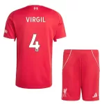 Camisola Liverpool Virgil 4 Criança Equipamento 1ª 2025-26
