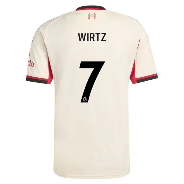 Camisola Liverpool Wirtz 7 Homem Equipamento 2ª 2025-26 Camisola Liverpool Wirtz 7 Homem Equipamento 2ª 2025-26