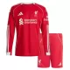 Camisola Manga Comprida Liverpool Criança Equipamento 1ª 2025-26 Camisola Manga Comprida Liverpool Criança Equipamento 1ª 2025-26