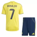 Camisola Al Nassr Ronaldo 7 Criança Equipamento 1ª 2025-26