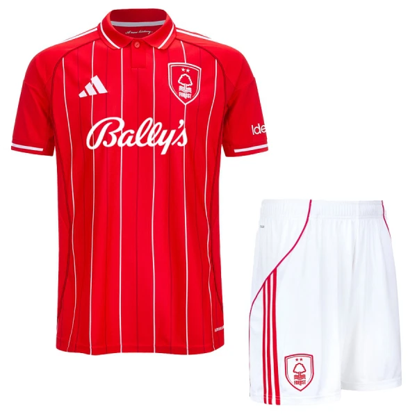 Camisola Nottingham Forest Criança Equipamento 1ª 2025-26 Camisola Nottingham Forest Criança Equipamento 1ª 2025-26