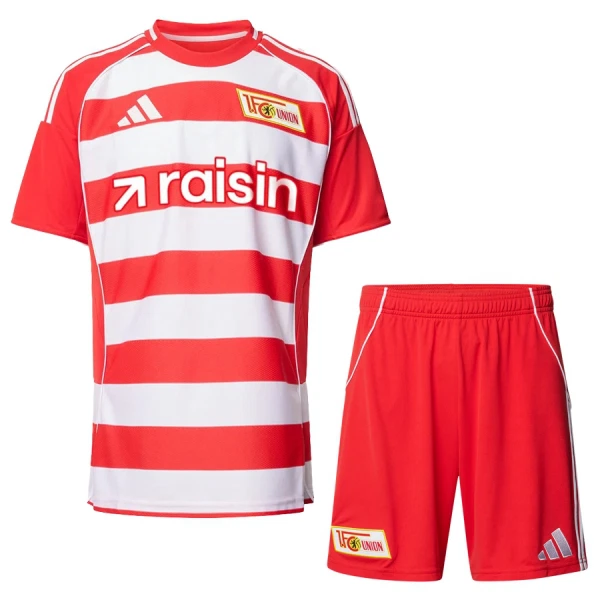 Camisola Union Berlin Criança Equipamento 1ª 2025-26 Camisola Union Berlin Criança Equipamento 1ª 2025-26