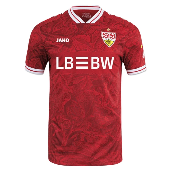 Camisola VfB Stuttgart Homem Equipamento 2ª 2025-26 Camisola VfB Stuttgart Homem Equipamento 2ª 2025-26
