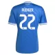 Camisola Real Madrid Rudiger 22 Homem Equipamento 3ª 2025-26 Camisola Real Madrid Rudiger 22 Homem Equipamento 3ª 2025-26