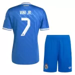 Camisola Real Madrid Vini JR 7 Criança Equipamento 3ª 2025-26
