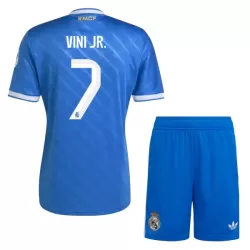 Camisola Real Madrid Vini JR 7 Criança Equipamento 3ª 2025-26 Camisola Real Madrid Vini JR 7 Criança Equipamento 3ª 2025-26