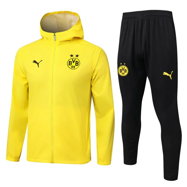 Casaco Capuz Treino Borussia Dortmund Homem 2025-26 Amarela Casaco Capuz Treino Borussia Dortmund Homem 2025-26 Amarela